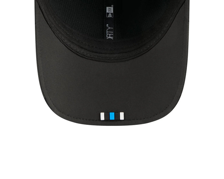Men's Carolina Panthers New Era Black 2025 NFL Sideline Heat 9FORTY M-Crown Adjustable Hat - Pro Jersey Sports
