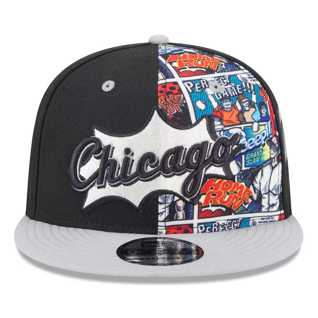 Chicago White Sox New Era 2025  Diamond Hero Black/Gray 9FIFTY Snapback Hat