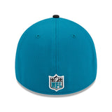 Men's Jacksonville Jaguars New Era Teal/Black 2023 Sideline 39THIRTY Flex Hat - Pro Jersey Sports