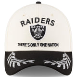 Men's Las Vegas Raiders New Era 2025 NFL Draft Chrome 39THIRTY Flex Fit Hat - Pro Jersey Sports