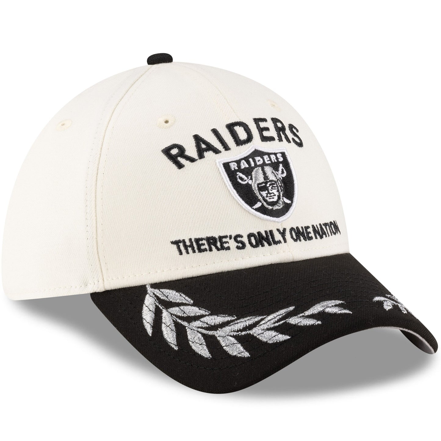 Men's Las Vegas Raiders New Era 2025 NFL Draft Chrome 39THIRTY Flex Fit Hat - Pro Jersey Sports