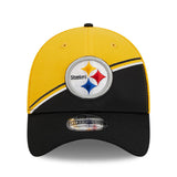 Men's Pittsburgh Steelers Primary Logo New Era Yellow/Black 2023 Sideline 39THIRTY Flex Hat - Pro Jersey Sports
