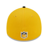 Men's Pittsburgh Steelers Primary Logo New Era Yellow/Black 2023 Sideline 39THIRTY Flex Hat - Pro Jersey Sports