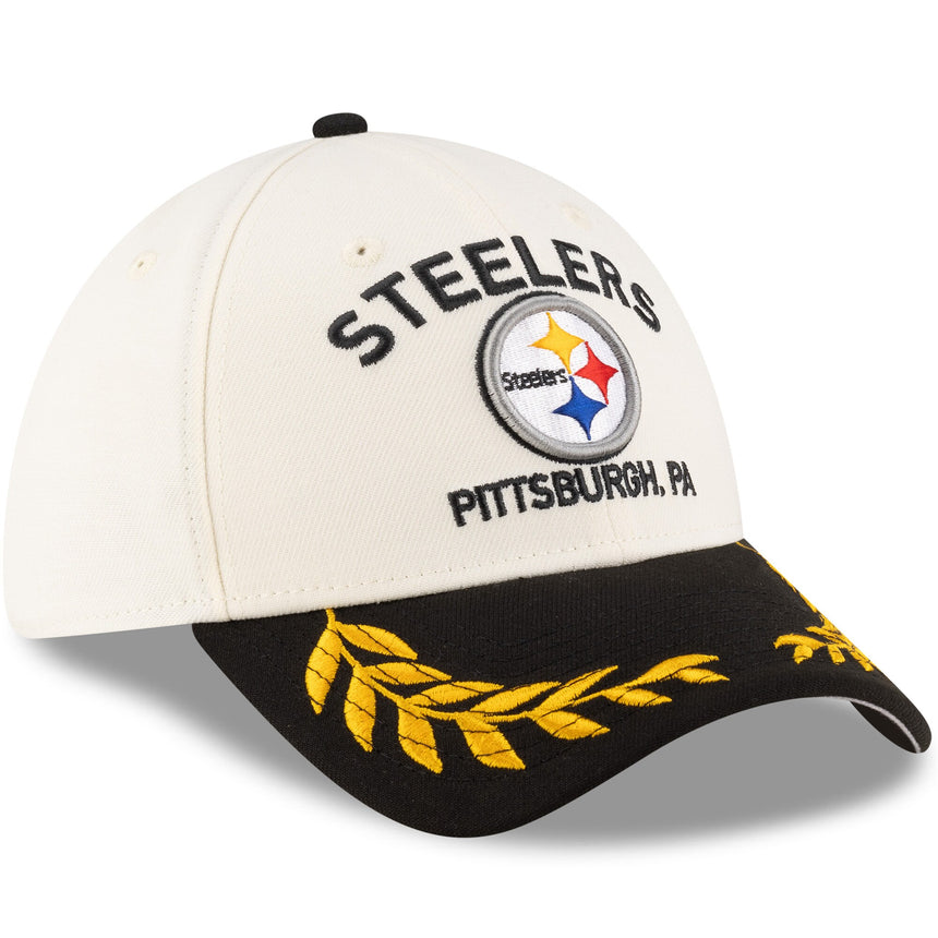 Men's Pittsburgh Steelers New Era 2025 NFL Draft Chrome 39THIRTY Flex Fit Hat - Pro Jersey Sports