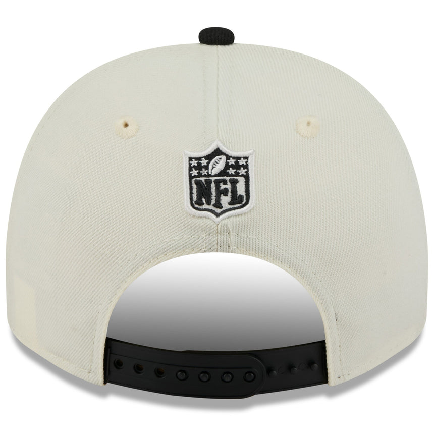 Men's Pittsburgh Steelers New Era 2025 NFL Draft Chrome A-Frame 9FIFTY Snapback Adjustable Hat - Pro Jersey Sports