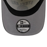 Men's Pittsburgh Steelers New Era 2025 NFL Draft Chrome A-Frame 9FIFTY Snapback Adjustable Hat - Pro Jersey Sports