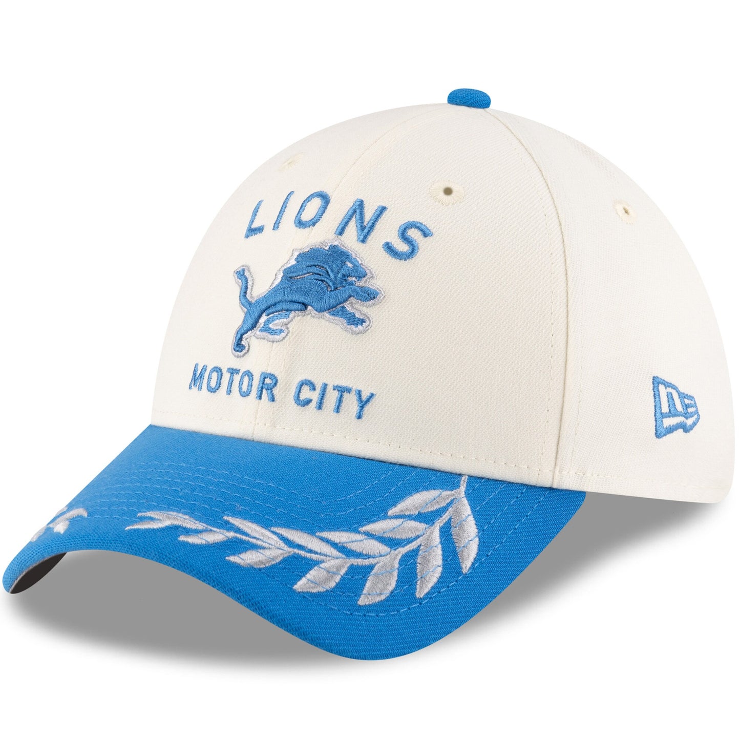 Men's Detroit Lions New Era 2025 NFL Draft Chrome 39THIRTY Flex Fit Hat - Pro Jersey Sports