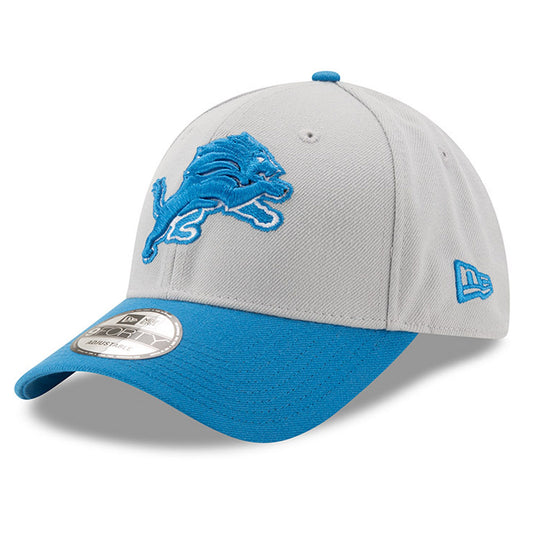 Detroit Lions Blue The League 2 Tone Gray/Blue 9FORTY Adjustable Game Cap