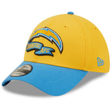 Men's Los Angeles Chargers New Era Yellow/Blue 2022 Sideline 39THIRTY Flex Hat - Pro Jersey Sports