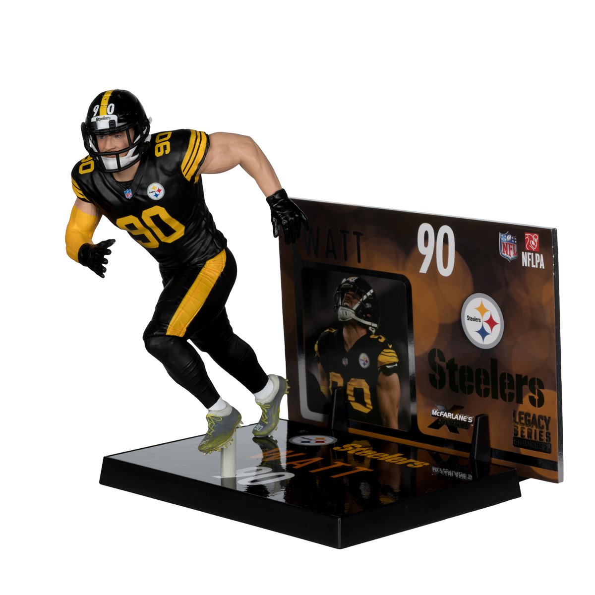 T.J. Watt Pittsburgh Steelers Sportspicks Legacy Series McFarlane Figure - Pro Jersey Sports