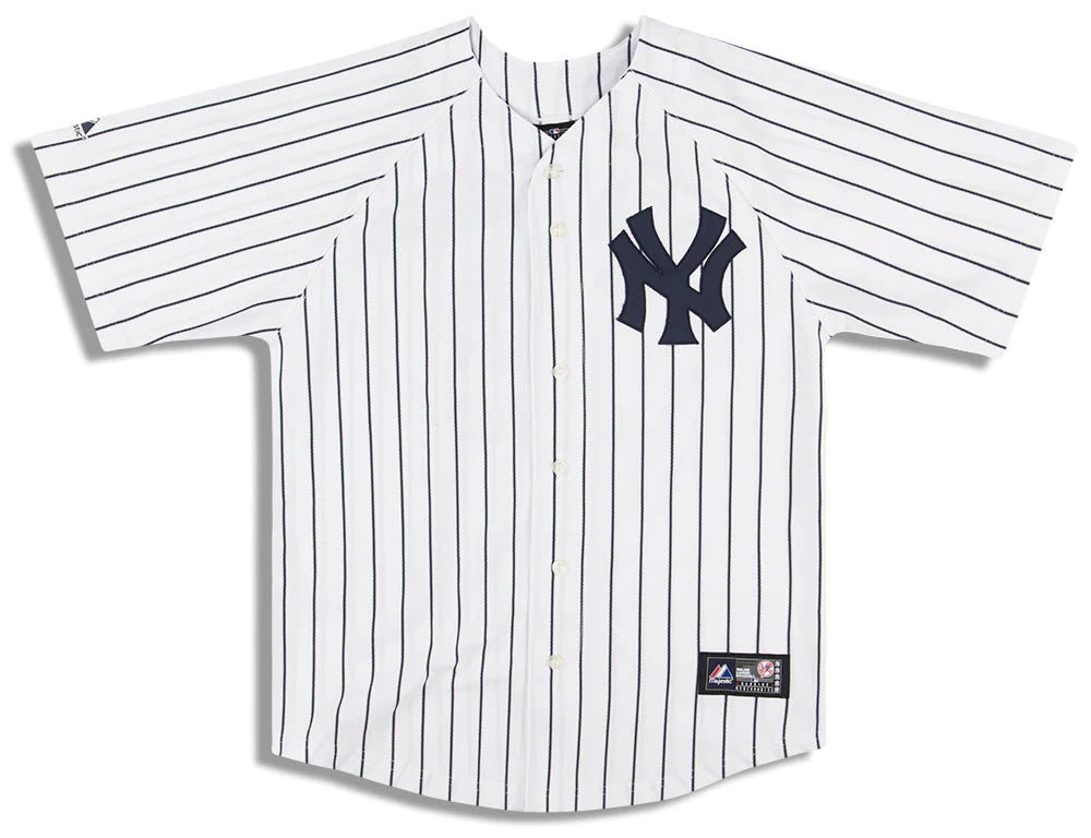 Youth Alex Rodriguez New York Yankees Majestic White Home Replica Jersey