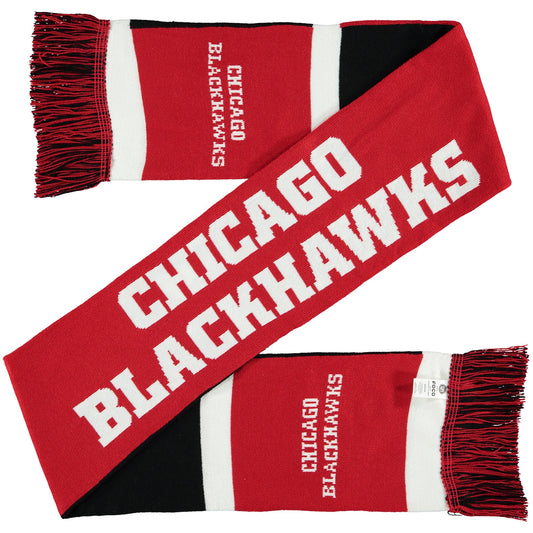 Chicago Blackhawks Reversible Colorblock Scarf