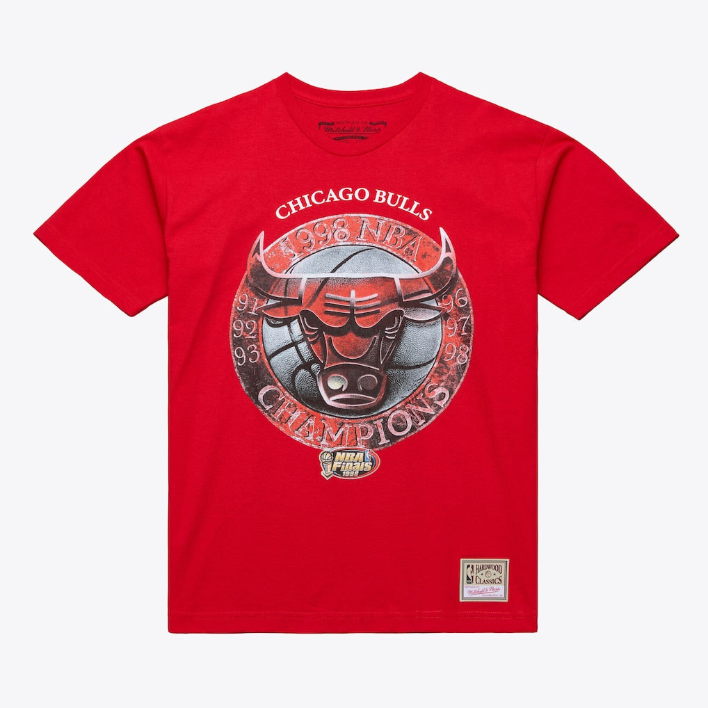 Chicago Bulls Red 1998 NBA Champions Tour Heritage T-Shirt