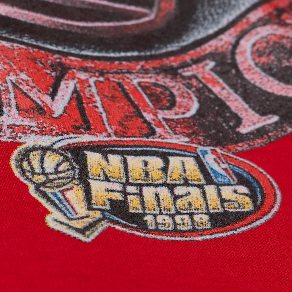 Chicago Bulls Red 1998 NBA Champions Tour Heritage T-Shirt