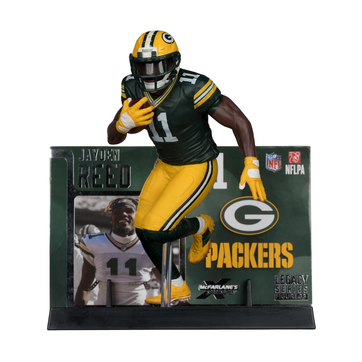 Jayden Reed Green Bay Packers Sportspicks Legacy Series McFarlane Figure - Pro Jersey Sports