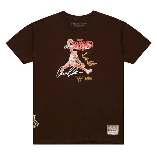 Dennis Rodman Chicago Bulls Brown Don't Mean a Thing Without the Ring Heritage T-Shirt