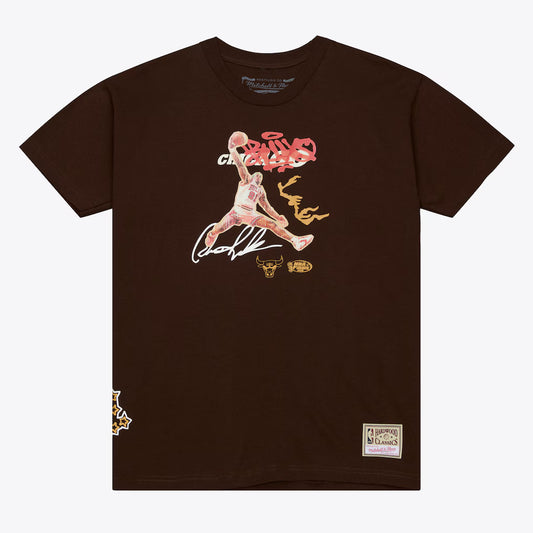 Dennis Rodman Chicago Bulls Brown Don't Mean a Thing Without the Ring Heritage T-Shirt - Pro Jersey Sports