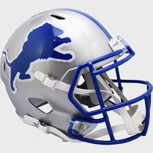 Detroit Lions 1983-2002 Riddell Replica Full Size Speed Helmet