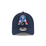 New England Patriots Historic Logo Navy The League 9FORTY Adjustable Game Hat - Pro Jersey Sports