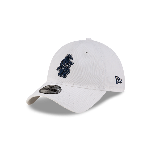 Men's Chicago Cubs New Era White 1914 Core Classic 9TWENTY Adjustable Hat