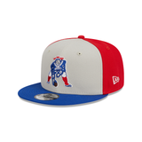Men's New England Patriots Historic Team Color NFL 9FIFTY Snapback Adjustable Hat - Pro Jersey Sports
