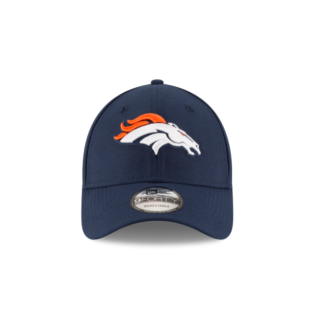 Denver Broncos Navy The League 9FORTY Adjustable Game Hat