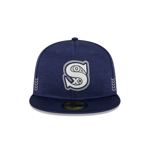 Chicago White Sox New Era Navy 2024 Clubhouse Alternate 59FIFTY Fitted Hat