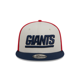 Men's New York Giants Historic Team Color NFL 9FIFTY Snapback Adjustable Hat - Pro Jersey Sports