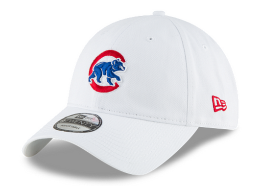 Men's Chicago Cubs New Era White Alternate Logo Core Classic 9TWENTY Adjustable Hat