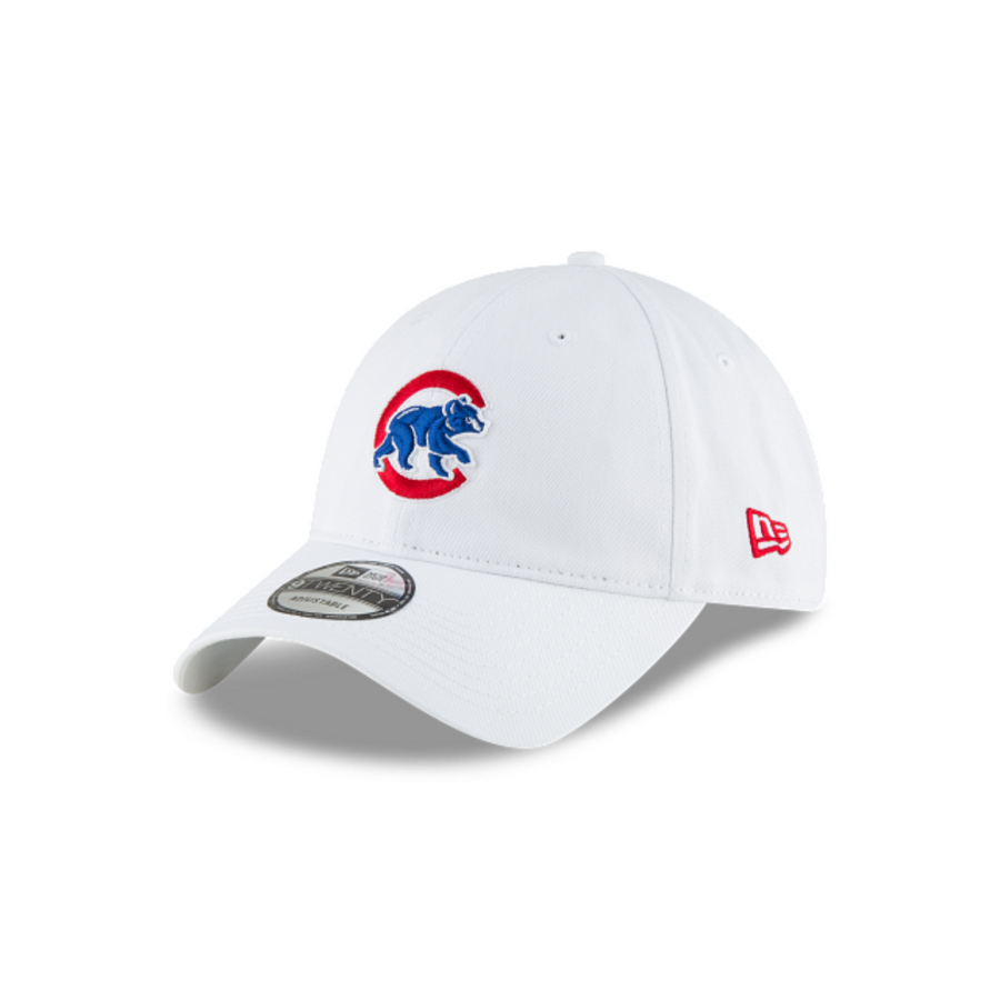 Men's Chicago Cubs New Era White Alternate Logo Core Classic 9TWENTY Adjustable Hat