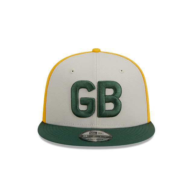 Men's Green Bay Packers Historic Team Color NFL 9FIFTY Snapback Adjustable Hat - Pro Jersey Sports