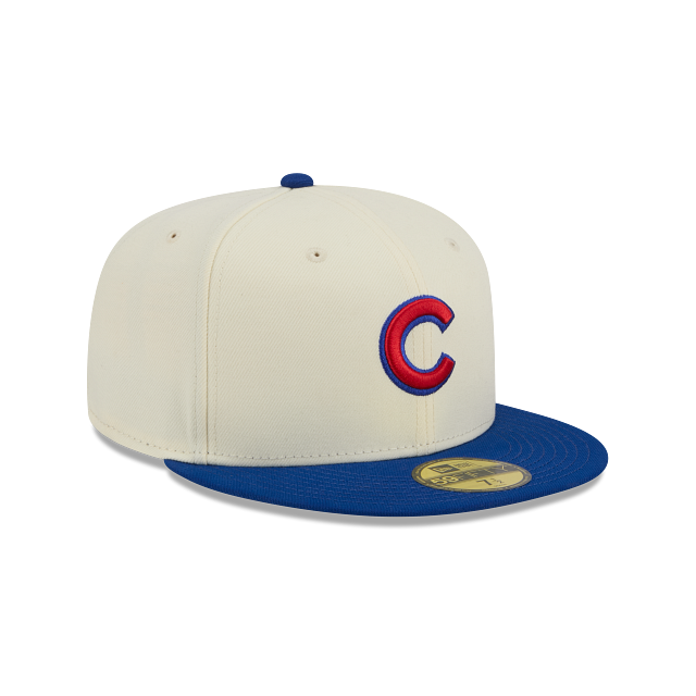Chicago Cubs New Era Chrome/Royal 2 Tone 59FIFTY Color Basic Fitted Hat