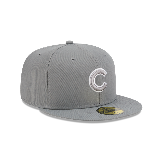 Chicago Cubs New Era Gray 59FIFTY Color Basic Fitted Hat