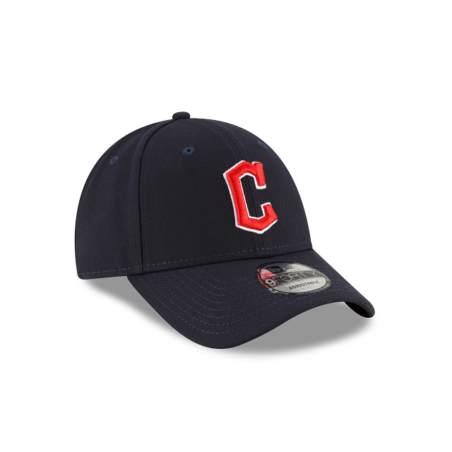 Cleveland Guardians New Era Road The League Navy 9FORTY Adjustable Hat