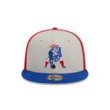 Men's New England Patriots Historic Team Color NFL 9FIFTY Snapback Adjustable Hat - Pro Jersey Sports