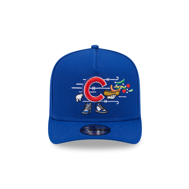 Chicago Cubs New Era Cartoon Royal A-Frame 9FIFTY Snapback Hat
