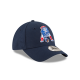 New England Patriots Historic Logo Navy The League 9FORTY Adjustable Game Hat - Pro Jersey Sports
