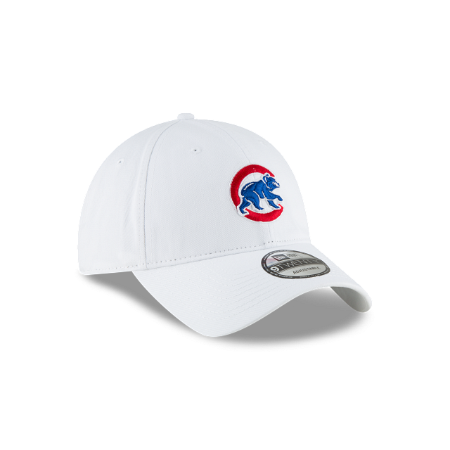 Men's Chicago Cubs New Era White Alternate Logo Core Classic 9TWENTY Adjustable Hat