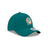 Men's Miami Dolphins Alternate Logo New Era Aqua Team Classic 39THIRTY Flex Hat - Pro Jersey Sports