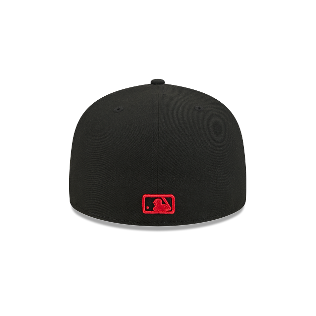 Chicago Cubs New Era Black 59FIFTY Color Basic Fitted Hat