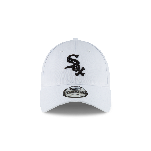 Chicago White Sox New Era White Core Classic 9TWENTY Adjustable Hat