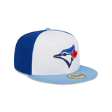 Toronto Blue Jays New Era White/Blue 2024 Spring Training 59FIFTY Fitted Hat - Pro Jersey Sports