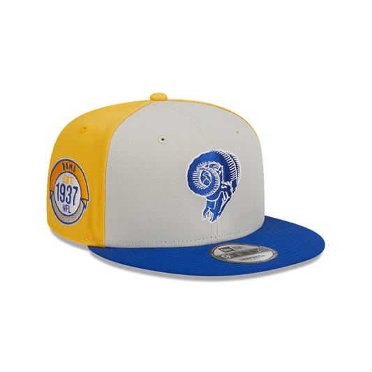 Men's Los Angeles Rams Historic Team Color NFL 9FIFTY Snapback Adjustable Hat