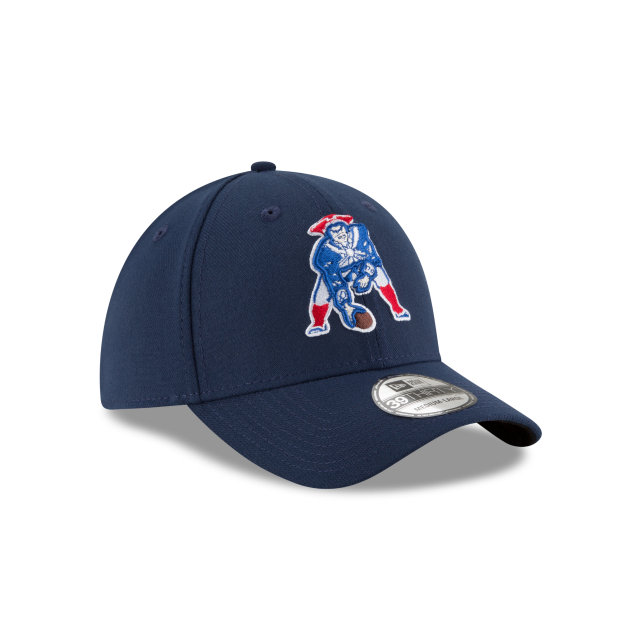 New England Patriots New Era Navy Alternate Logo 39THIRTY Team Classic Flex Hat
