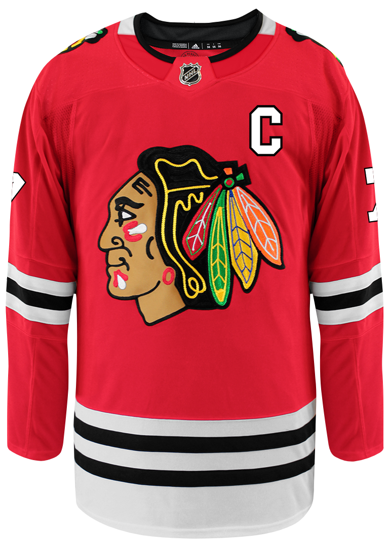 Men's Chris Chelios Chicago Blackhawks adidas Red Home Primegreen Authentic Pro Jersey