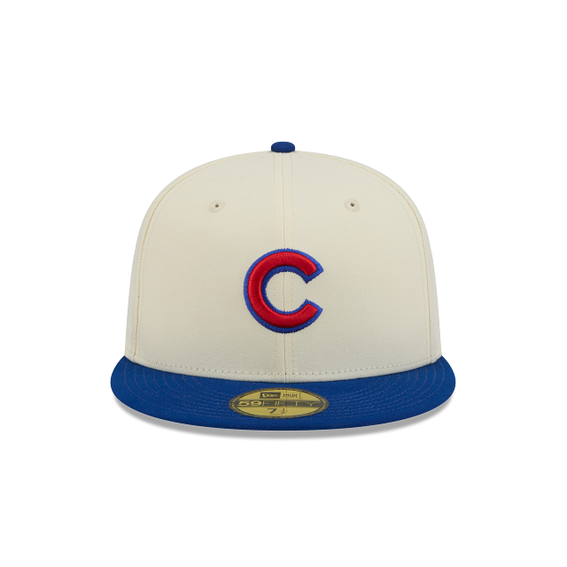 Chicago Cubs New Era Chrome/Royal 2 Tone 59FIFTY Color Basic Fitted Hat