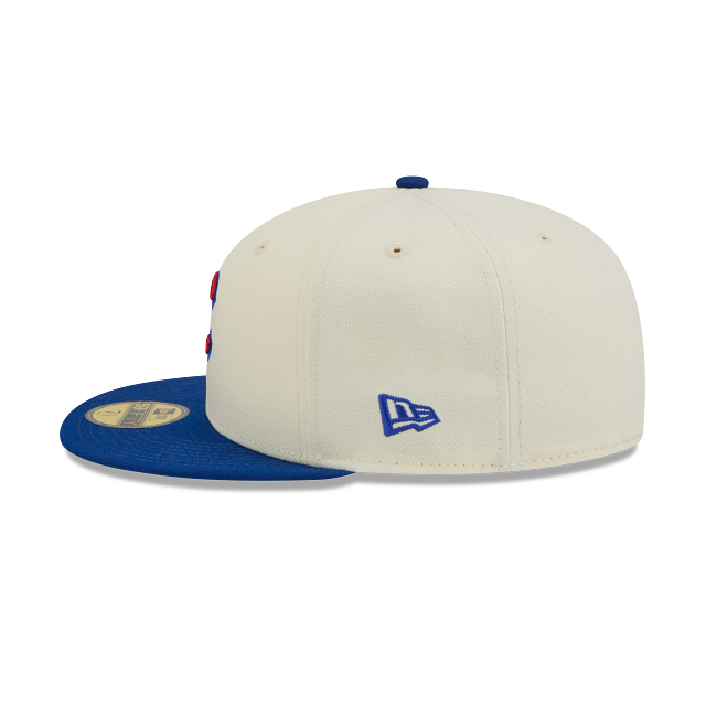 Chicago Cubs New Era Chrome/Royal 2 Tone 59FIFTY Color Basic Fitted Hat