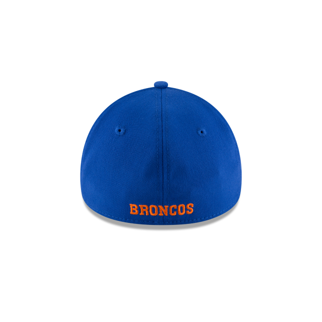 Men's Denver Broncos Alternate Logo New Era Blue Team Classic 39THIRTY Flex Hat