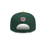 Men's Green Bay Packers Historic Team Color NFL 9FIFTY Snapback Adjustable Hat - Pro Jersey Sports