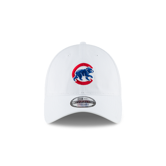 Men's Chicago Cubs New Era White Alternate Logo Core Classic 9TWENTY Adjustable Hat